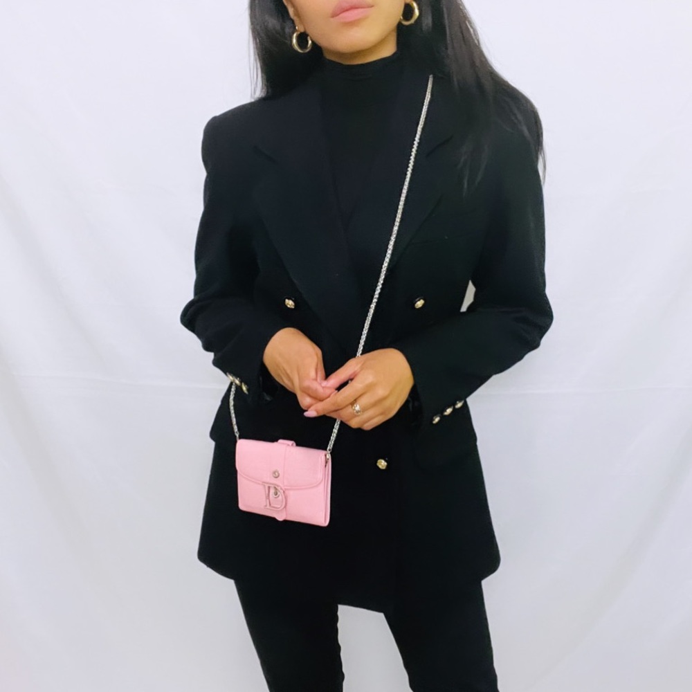 ***SOLD***Christian Dior | Auth Pink and Silver Wallet on Chain - Picture 12 of 13
